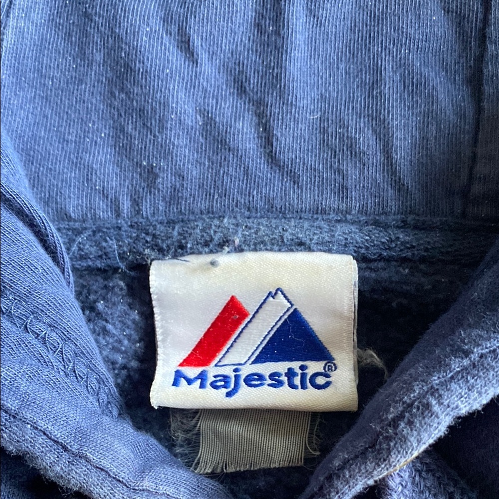 Blue Hoodie with Red Socks Logo - Picture 3 of 7
